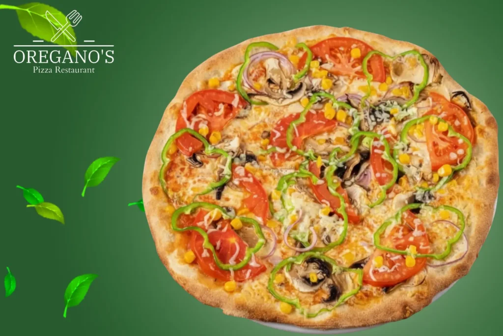 vegetarian pizza oregano's menu