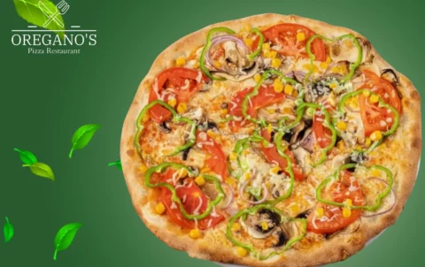 vegetarian pizza oregano's menu