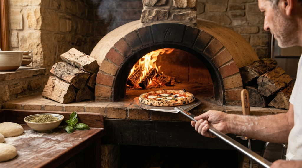 wood-fired oven