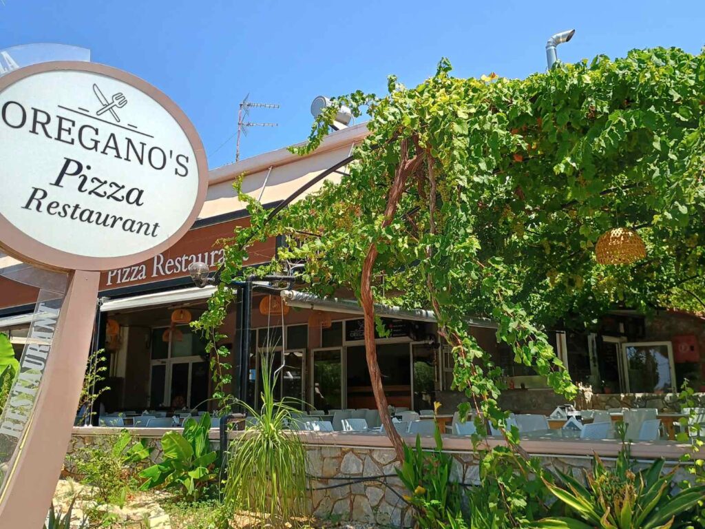oregano's outdoor area
