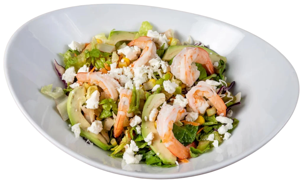 Shrimps salad