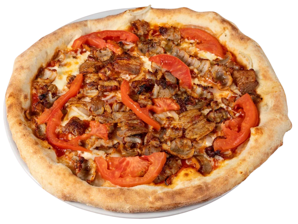 Pizza with gyros