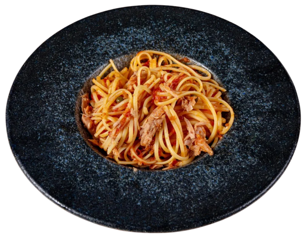Linguini with tuna