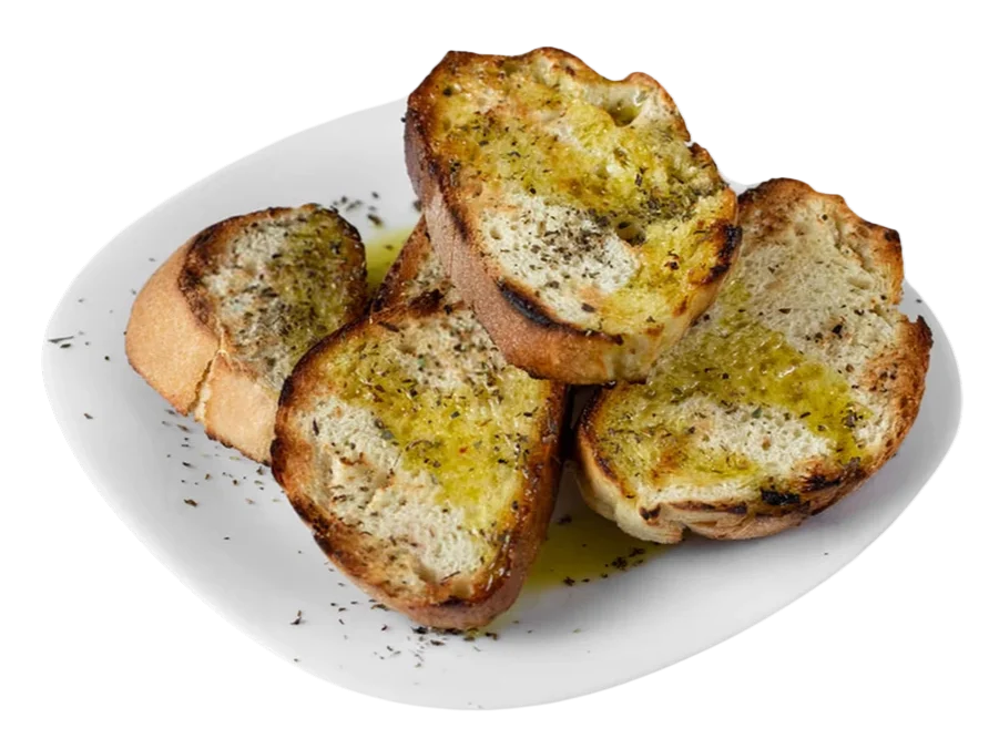 Handmade bread with dip