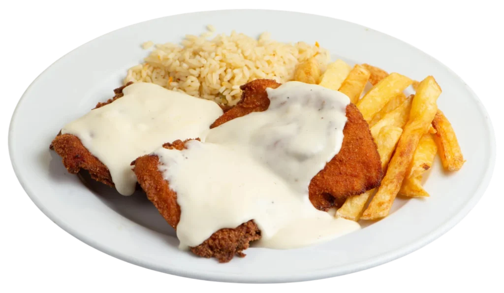 Schnitzel à la crème pork